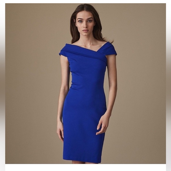 Reiss Dresses & Skirts - Reiss off shoulder asymmetrical bodycon mini dress